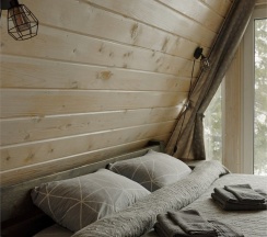 A-FRAME Dream House на первой линии с большой террасой, гриль зоной и банным чаном в Dream House