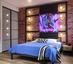 1-комнатные апартаменты студия Industrial в Roomburg (Румбург)