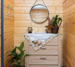 Коттедж "Сканди" с террасой и сауной (расположен в Поварово) в Сканди хаус