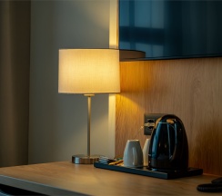 Стандартный номер для маломобильных групп населения с видом на реку c двуспальной кроватью в Cosmos Omsk Hotel