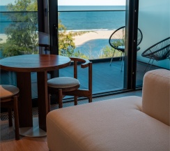 Двухуровневая студия с панорамным видом на море в Tesera Apart-Hotel&SPA