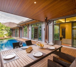 Двухместная вилла Deluxe с видом на бассейн двуспальная кровать в Saiyuan Estate by TropicLook