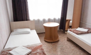 Кровать в 2-местном общем номере в Smart Hotel KDO Магнитогорск