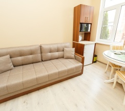 Двухместный номер с кроватью размера "king-size" с видом на сад в Саяны