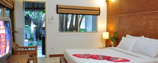 Двухместное бунгало Superior двуспальная кровать в Sunshine Garden Resort