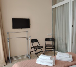 Апартаменты стандарт с двуспальной кроватью кв. 102а в Deluxe apartments