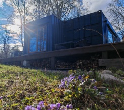 Дом с купелью с панорамными окнами и открытой террасой #5 в Уютные Ёлы