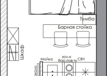 Квартира в Апартаменты на Профсоюзная 128А