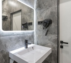 1-комнатный номер комфорт с 1 двуспальной кроватью в Либерти