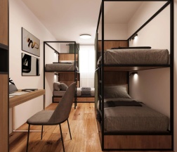 Кровать в общем номере (женский номер) в Atakent Hostel