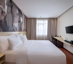 Двухместный номер Deluxe двуспальная кровать в Four Star by Trans Hotel Sanur