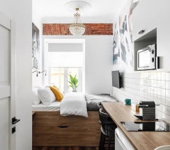 Двухместный номер Standard (двуспальная кровать) в Апартаменты 17Apartments - номер 5