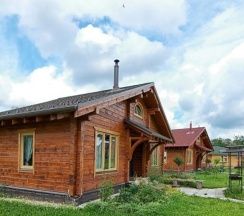 Одноэтажный дуплекс с камином и плитой №4 в Караван