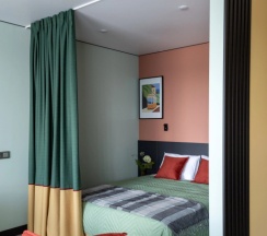 Апартаменты Superior с балконом и с видом на парк в Apartments Malina Baden Studio Color