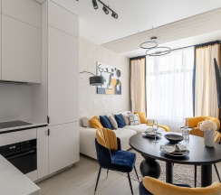 Двухкомнатные апартаменты LUX с одной спальней (2 этаж) в Real Apartments Sochi