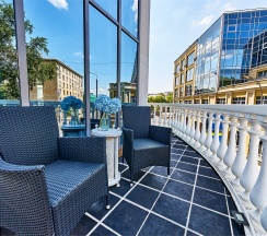 Делюкс с балконом в The Rooms Boutique Hotel