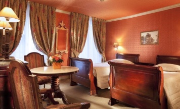 Двухместный номер Deluxe 2 отдельные кровати в Hotel du Danube Saint Germain