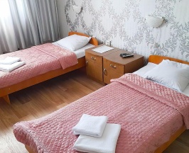 Номер эконом с 2 односпальными кроватями в Smart Hotel KDO Липецк