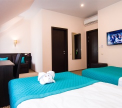 Улучшенный двухместный номер с двумя отдельными кроватями в Brown hotel