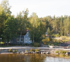 Дом на скале 4+2 в Ладога озеро