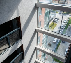 студия стандарт с видом на город  и ванной для 1-2 гостей (центр, ул. Сакко, 24, "Vivaldi"), 914 в Viva aparts