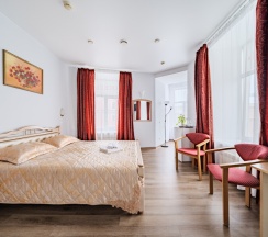 Видовая комната с эркером и балконом на Невский проспект в Октавиана