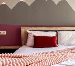 Двухместный номер с двуспальной кроватью с видом на море в Relax Kudepsta