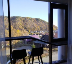 Студия Superior с красивым видом из окна в Baikal Hill Residence