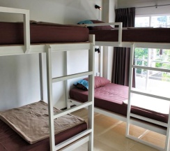 Кровать в общем номере (женский номер) в Ananas Phuket Central Hostel