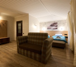 Двухместный номер КОМФОРТ с большой двуспальной кроватью или двумя односпальными кроватями в Морской