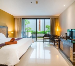 Одноместный номер Deluxe двуспальная кровать в Tara Mantra Cha Am Resort