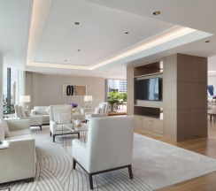 Двухместный люкс Terrace Presidential двуспальная кровать в Siam Kempinski Hotel Bangkok