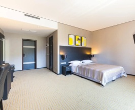 Двухместная студия с балконом двуспальная кровать в Афон