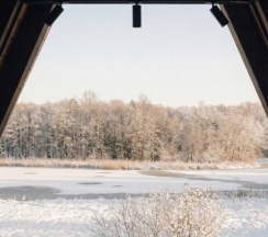 Дом чёрный люкс с банным чаном №10. Береговая линия. Можно с собаками в Трофимов Берег