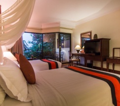 Семейный номер Deluxe с 2 комнатами с балконом в Angkor Palace Resort & Spa