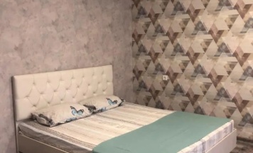 Двухместные апартаменты Luxury с балконом и с видом на внутренний двор (двуспальная кровать) в Апартаменты Мята