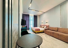 "Loft & Sky Studio-2 17 этаж", студия, Свердловский проспект, 35, D 74-202 в "ИннХоум Апартаменты"