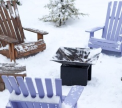 Лавандовый дом в А у реки