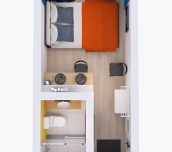 Stylish Studio Mini Island в Axis.Moscow Island