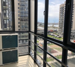 Апартаменты с гостиной и спальней с двуспальной кроватью в Sibgat Apartments