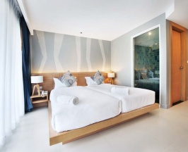 Двухместная студия Superior двуспальная кровать в Ratana Patong Beach Hotel by Shanaya