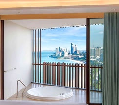 Двухместный Ocean Suite Premium двуспальная кровать в Hilton Pattaya