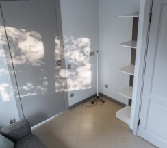 Двухместный коттедж с 3 комнатами с красивым видом из окна двуспальная кровать в Банный остров