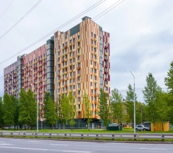 Blue - 2х местные апартаменты-студия у Ботанического сада (4 этаж) в Smart Lofts Moscow