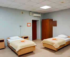 Кровать в 5-местном общем номере в Smart Hotel KDO Ярославль
