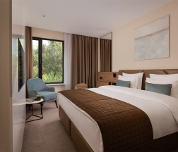 СТАНДАРТ с одной широкой кроватью в Palmira Garden Hotel & SPA