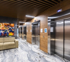 Апартаменты улучшенные с 1 двуспальной кроватью в Sky inn color