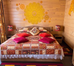 2-комнатный номер комфорт семейный с 1 двуспальной кроватью в Золото Алтая