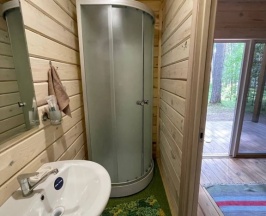 Двухместный номер Standard с красивым видом из окна двуспальная кровать в Семинская поляна