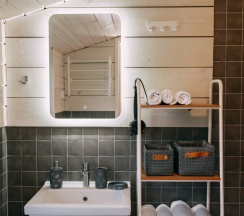 Барнхаус Люкс с банным чаном в Лес&Сад